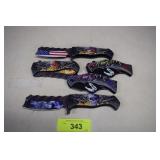 Five Character Folding Knives
