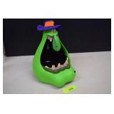 Vintage Gemmy Halloween Big Mouth Candy Bowl