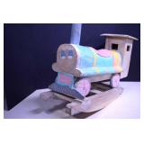 Childs Solid Wood Rocking Train