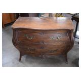 Henredon Serpentine Bombay Chest, Some Damage,See