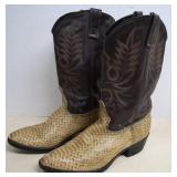 Boots Size 10D ,Printed Snakeskin