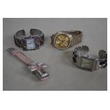 Four Ladies Watches - May Need Batteries