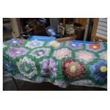 Vintage Hand Made Quilt 78'x64'