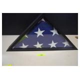 Presentation American Flag in Display Case
