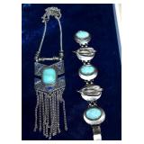 Southwestern Style Necklace and Bracelet