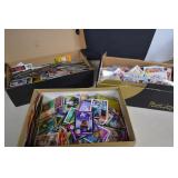 Three Boxes Of  Baseball & Basketball Cards -
