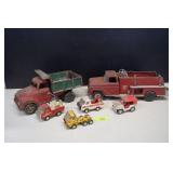 Vintage Metal Trucks. Die Cast & Pressed Steel
