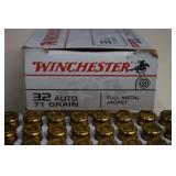 50 Rounds Of Winchester 32 Auto Ammo