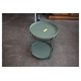 Outdoor 2 Tier Metal Accent Table