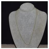 Sterling/Vermeil Necklace   Marked Italy