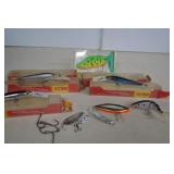 Vintage Fishing Lures In Boxes, Extra Lures & Hook
