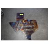 Torched-Metal Texas Cutout 'Rigs Loadcraft Trailer