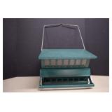 Metal Double Sided Hanging Bird Feeder