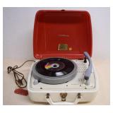 Works Great! Vtg. Portable Truetone Record Player