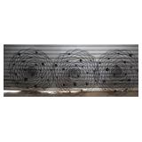 Three Large Metal Wall Decor