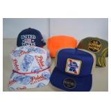 Five New Ball Caps - Pabst, Border Patrol, Hunter
