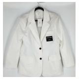 GUC Mirror White Suit Jacket, Womens (Size: M)