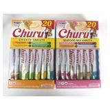 NEW Churu Chicken Variety & Seafood Mix Vareity x2