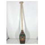 COLLECT Carved Wooden & Painted Oar (46 1/4' H)