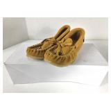 NEW Laurentian Chief Tan Suede Moccasins (13)