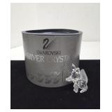 COLLECT Swarovski Fox Silver Crystal (7550)
