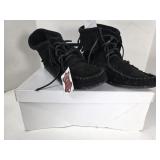 GUC Laurentian Chief Black Suede Moccasins (9)