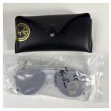 NEW Ray Bans Black Sunglasses w/Case