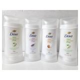 NEW Dove Varied Deodorant ALU-FREE 74G 4pcs