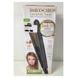 NEW Conair Bamboo Carbon Flat Iron Straightener