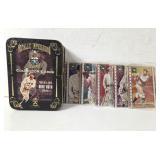 GUC Metallic Impressions Babe Ruth Cards & Tin
