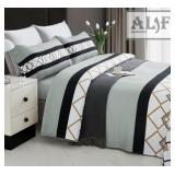 NEW Alif Households Royal Grey Bedsheets (Double)