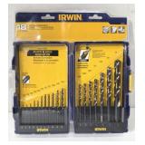 NEW Irwin HighPerformance Metal 18PC Drill Bit Set