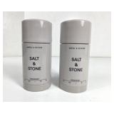 NEW Salt & Stone Santal/Vetiver Deodorant 75g, 2ct