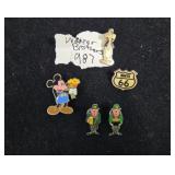 COLLECT Warner Brothers 1987 Varied Pins