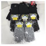 NEW Winter Deer & Chenille Stretch Gloves (8pairs)