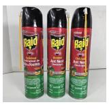 NEW Raid Outdoor Ant Nest Destroyer Spray 400g 3PK
