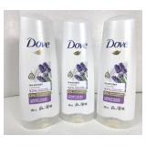 NEW Dove Lavender Hair Conditioner (335mL 3pks)