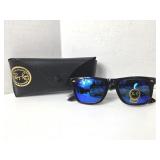 NEW Ray-Bans Blue-Reflect with Green Lens