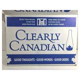 NIB ClearlyCanadian Raspberry Sparkling Water 12ct