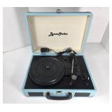 NEW B.S Classic Turquoise Portable Turntable