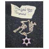 COLLECT Stamped 925 David Star Necklace