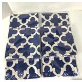 NEW Blue/White Throw Pillow Covers 18'x18' 6pk