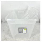 NEW Gracious Living Clear Storage Bin (39L)