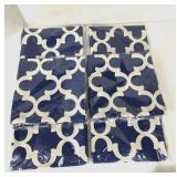 NEW Blue/White Throw Pillow Covers 18'x18' 6pk