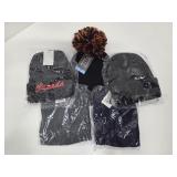 NEW Various Styles & Colours Winter Hats (5pcs)
