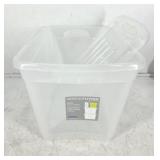 NEW Gracious Living Clear Storage Bin (39L)