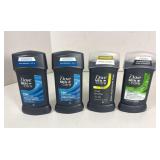 NEW Dove Men+Care Assorted Deodorants (4PCS)