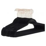 NIB Amazon Basics Velvet & RoseGold Hangers (50ct)