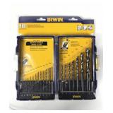 NEW Irwin High Performance Metal Drill Bits 18pcs
