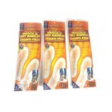 NEW Warmups Self Heating Insole Foot Warmers (x3)